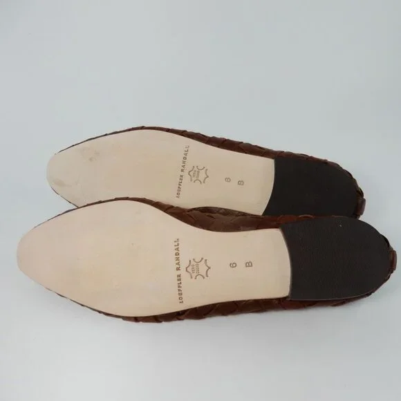 Loeffler Randall Brown Woven Flats - Picture 14 of 16